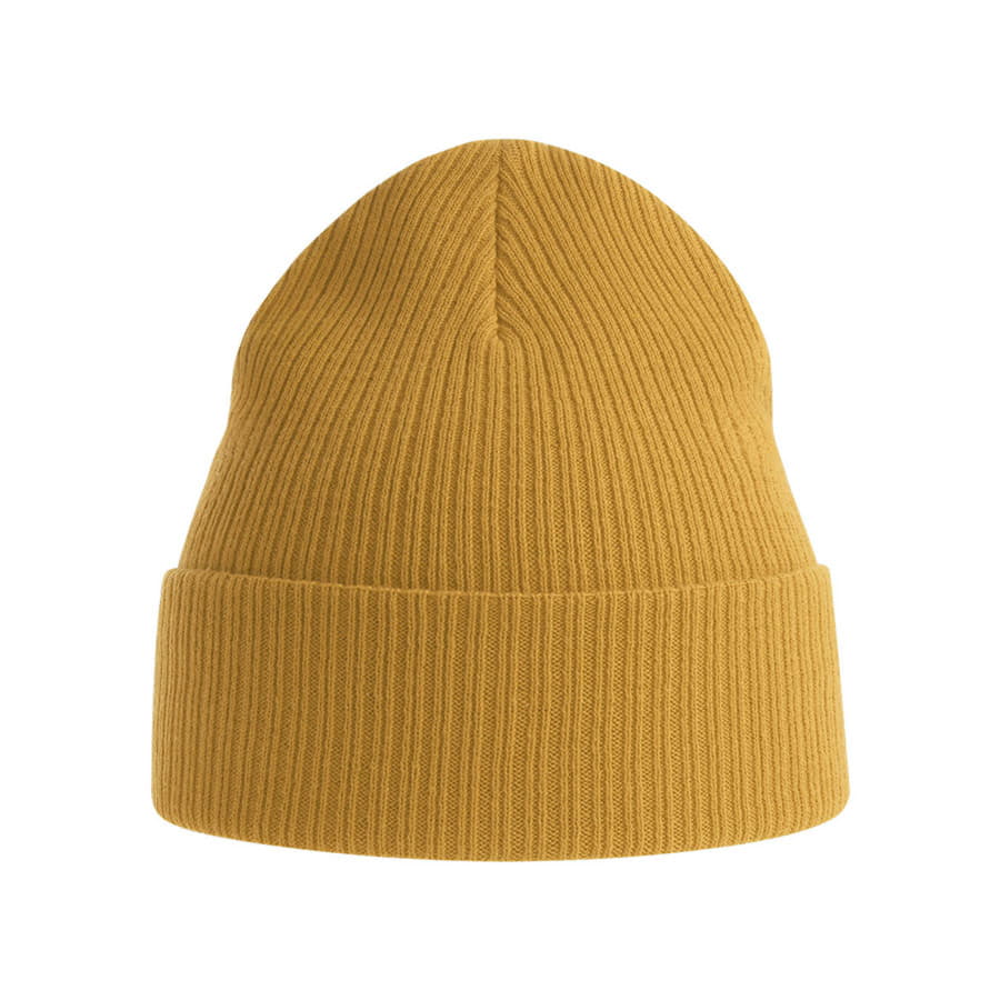 Шапка с отворотом NELSON из органического хлопка, желтый-2