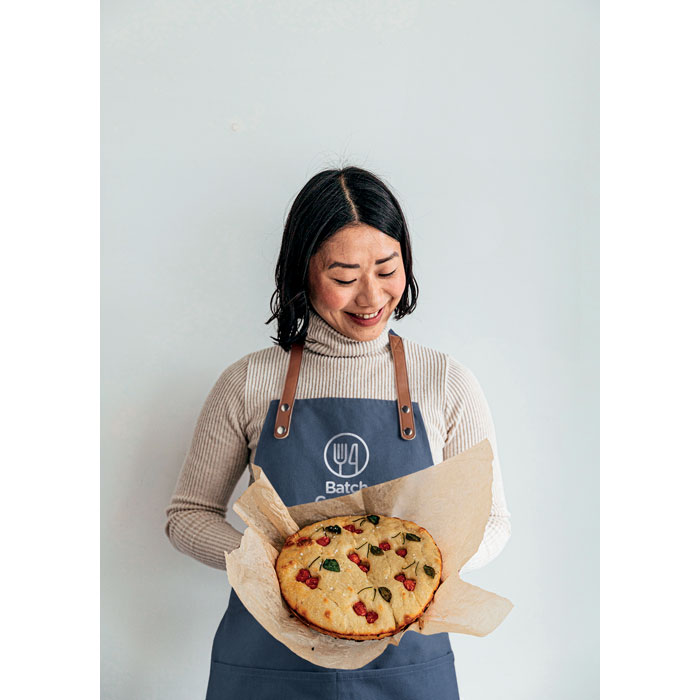 Фартук кухонный, синий-6