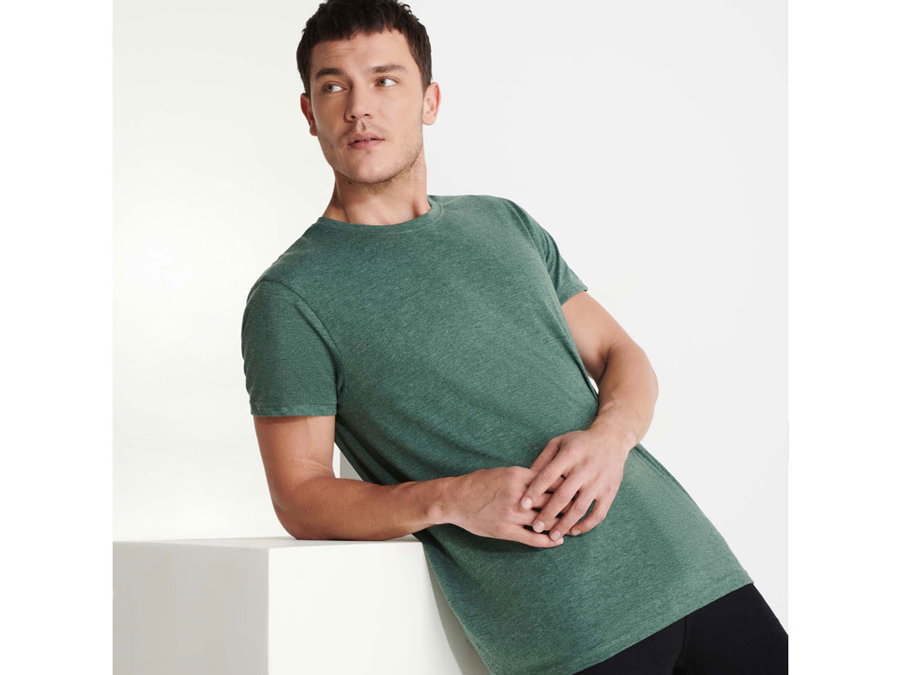 Футболка Fox мужская, меланжевый бутылочно-зеленый-4