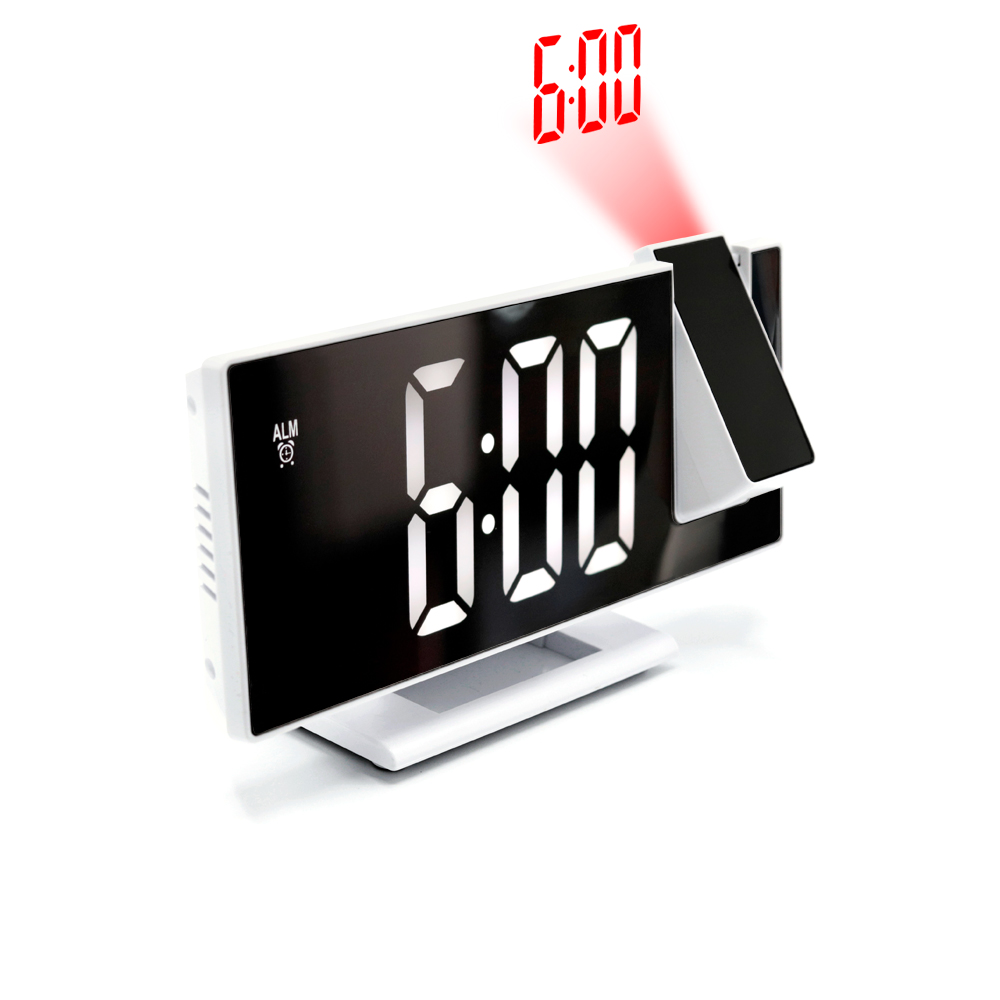 Часы-метеостанция Omix с проективным циферблатом, Белый-0