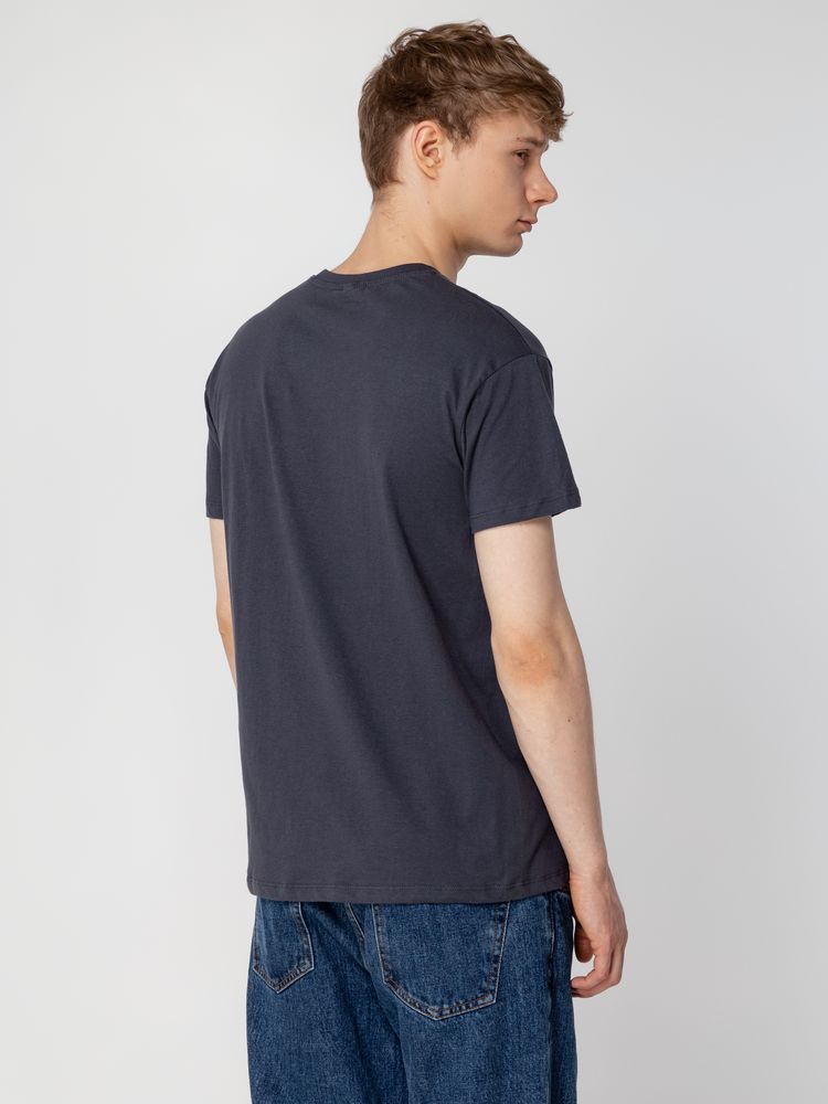 Футболка унисекс Regent 150, темно-серая (графит)-5