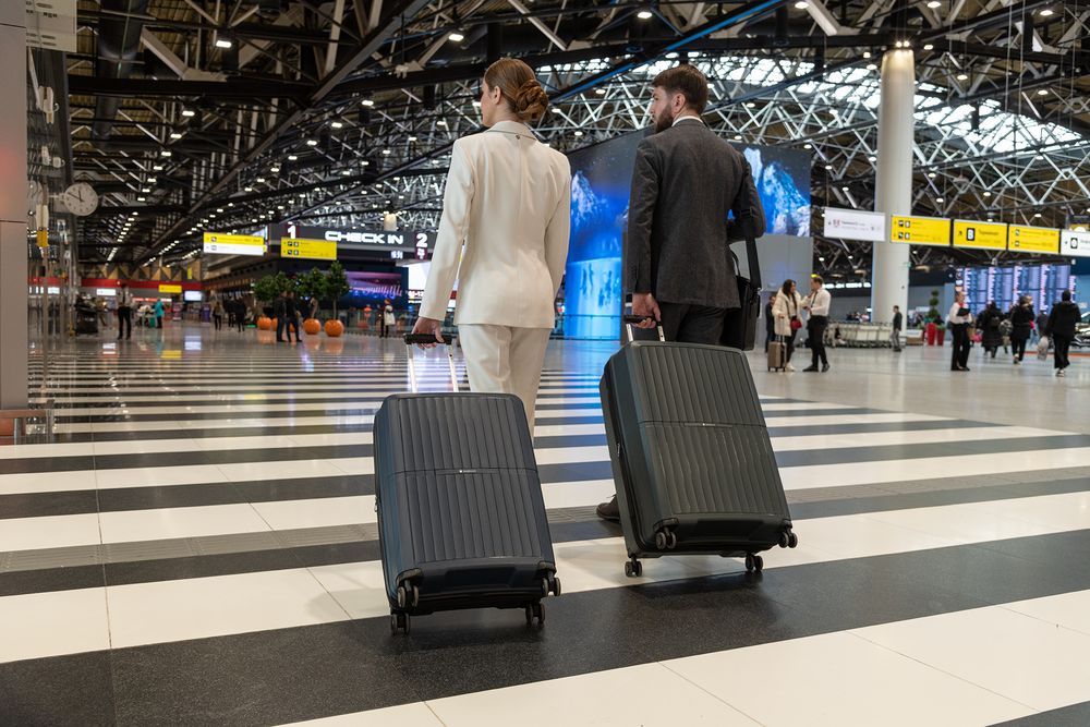 Чемодан Santiago L, темно-синий-7