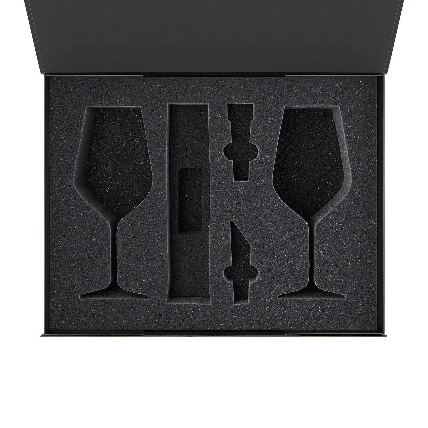 Ложемент под 2 бокала для вина + набор для вина Sacramento в большую коробку-трансформер (арт. 695722)-0