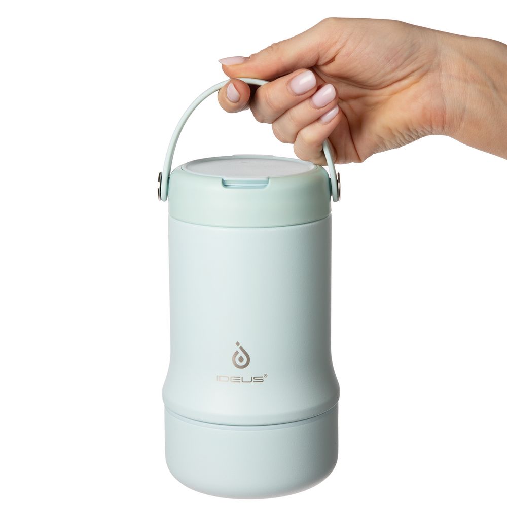 Термос для еды Tabenodo, голубой-4