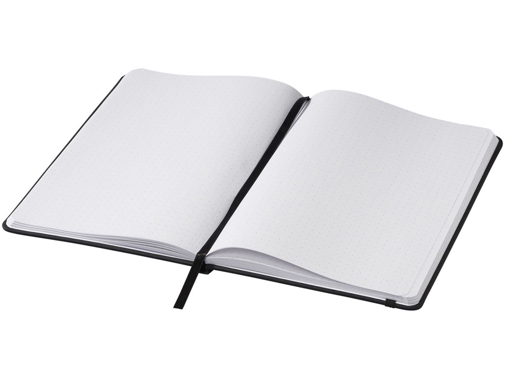 Блокнот Spectrum A5 с пунктирными страницами, черный-1