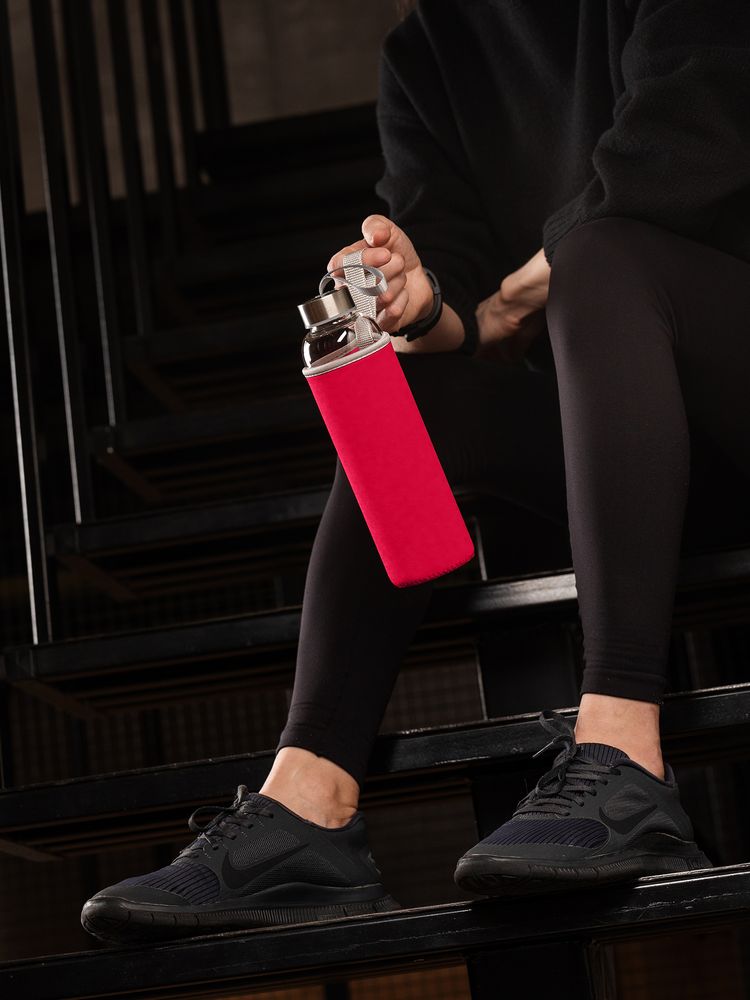 Бутылка для воды Sleeve Ace, красная-4