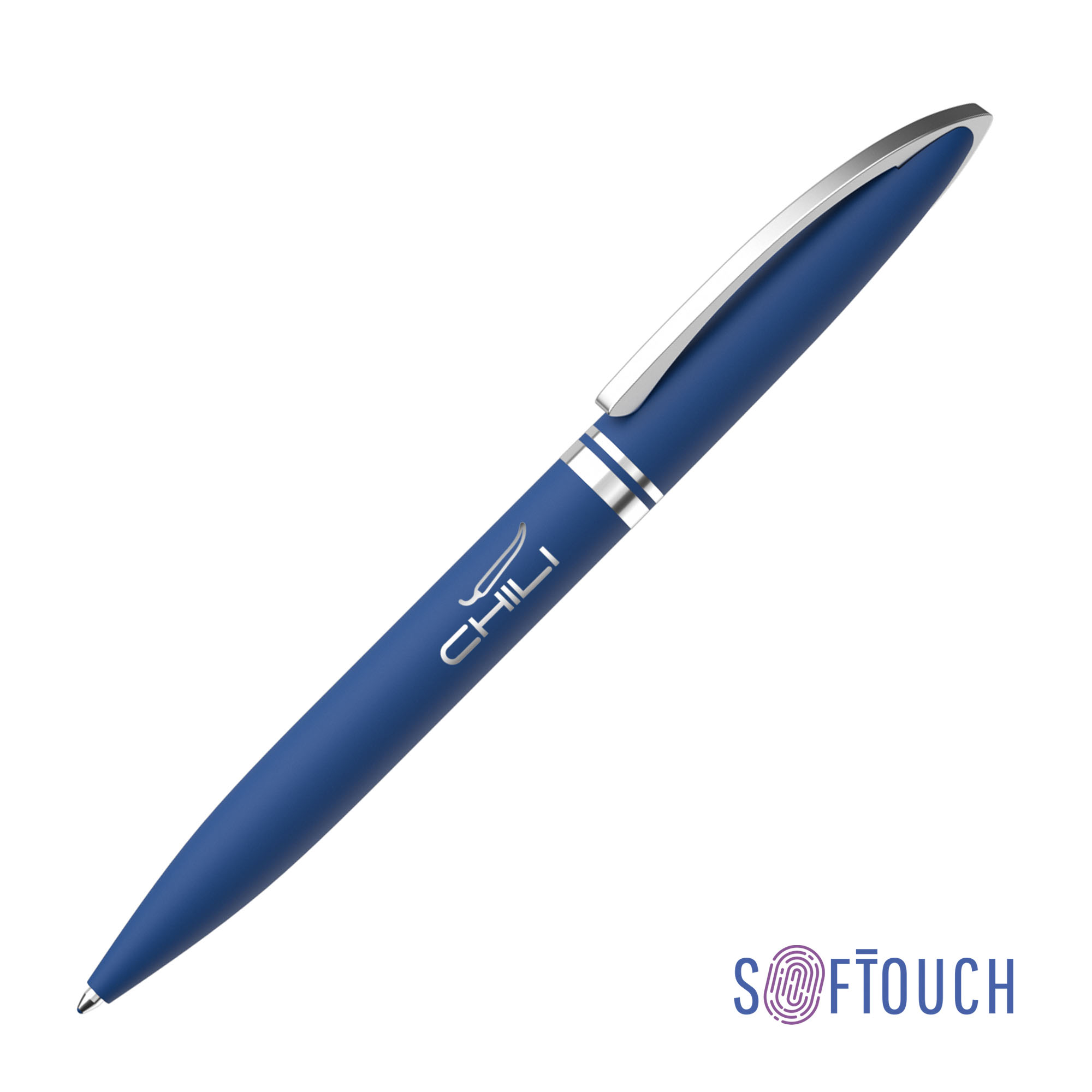 Ручка шариковая "Rocket", покрытие soft touch-0