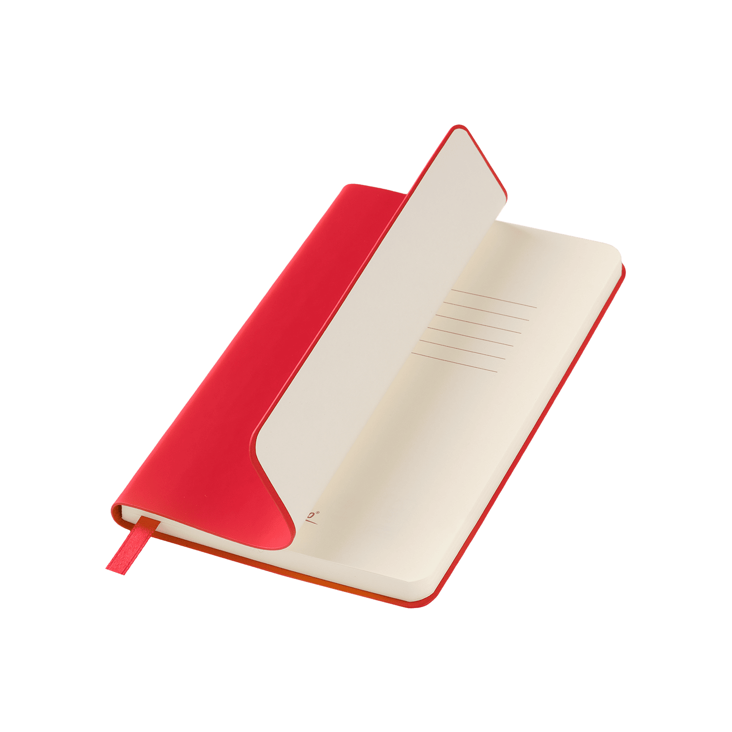 Ежедневник Спарк мини (Spark mini) A6 недатированный, красный-0