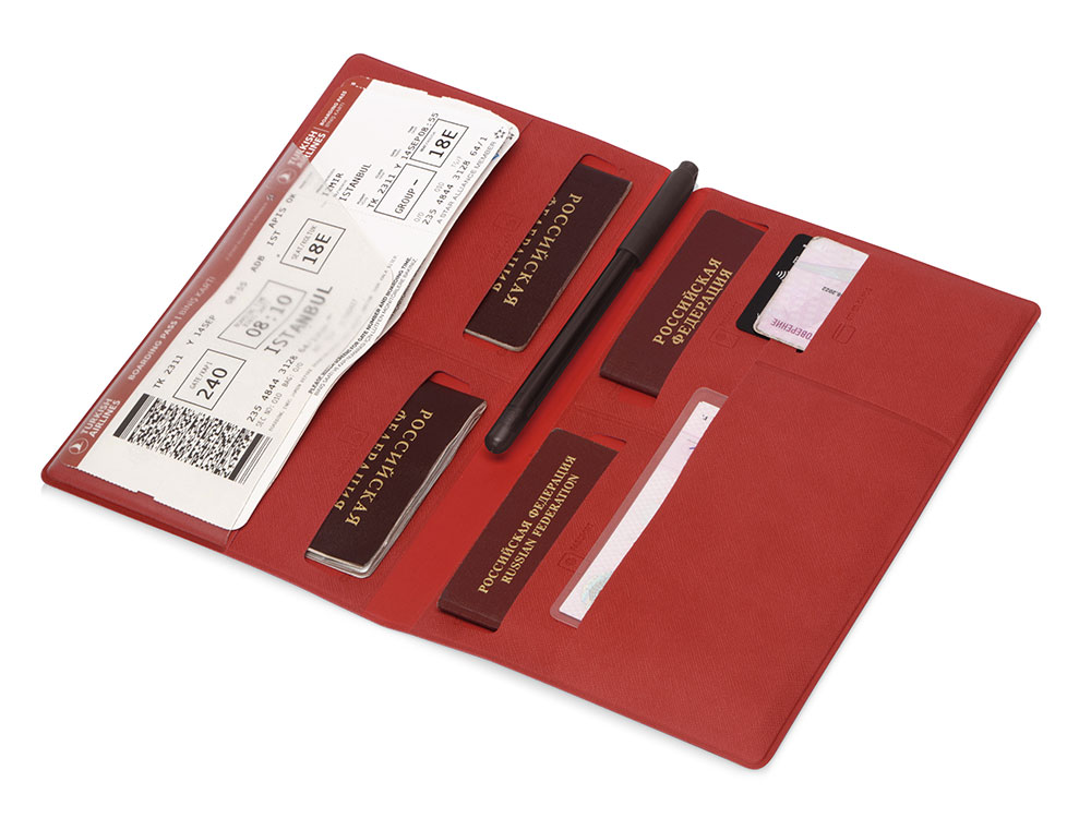 Семейный органайзер для путешествия Favor, красный-2