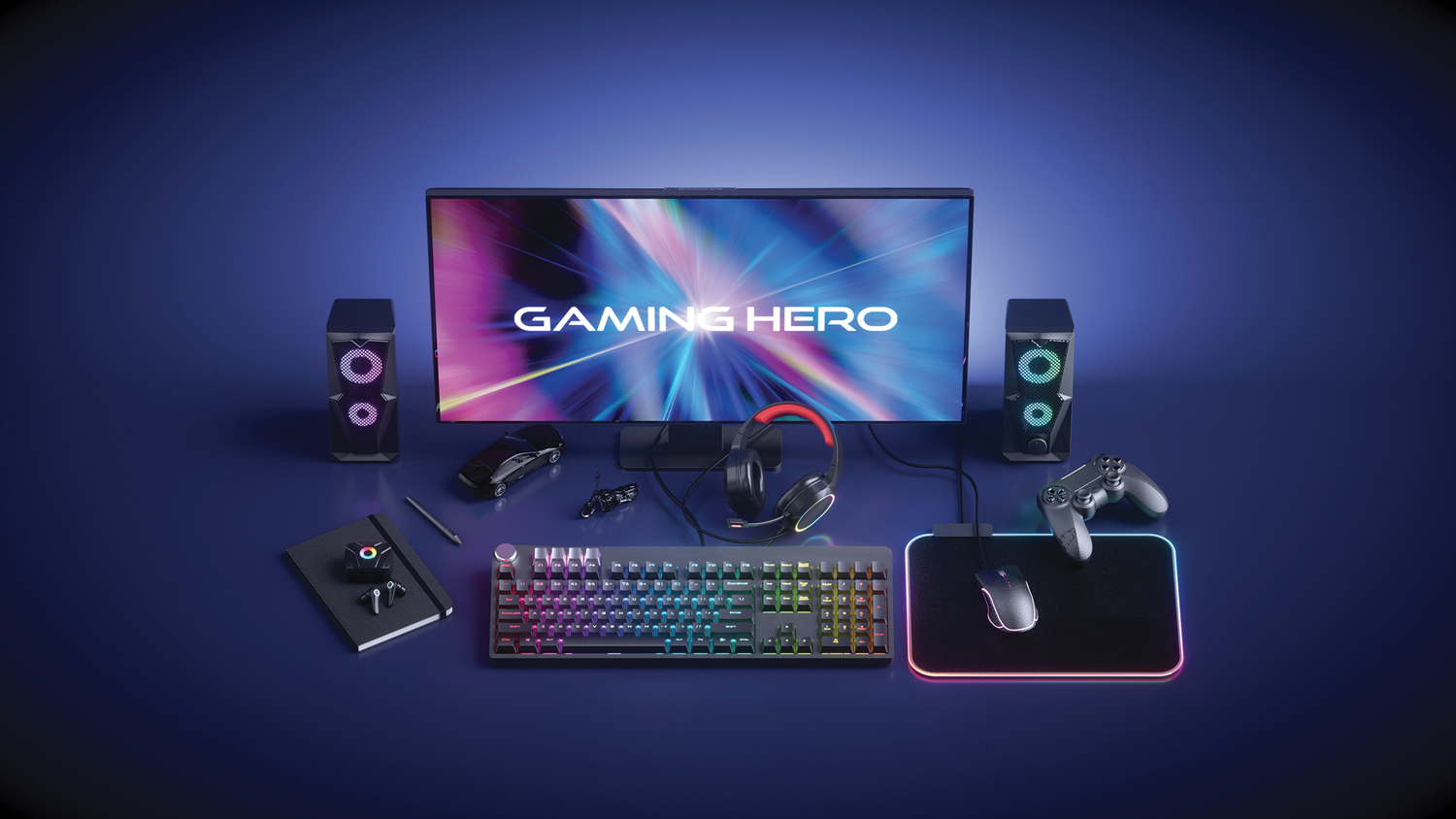 Игровой коврик для мыши с RGB-подсветкой-4