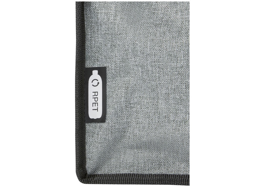 Reclaim, сумка-холодильник объемом 1,4 л из переработанного PET-пластика, серый яркий-3