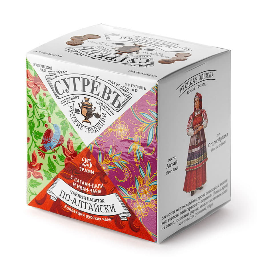 Подарочный набор WARM JOURNEY: коробка, плед, кружка, чай по-алтайски, белый, синий-3