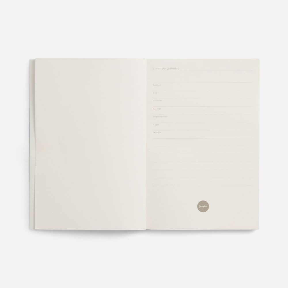 Ежедневник Flat Light, недатированный, черный-2