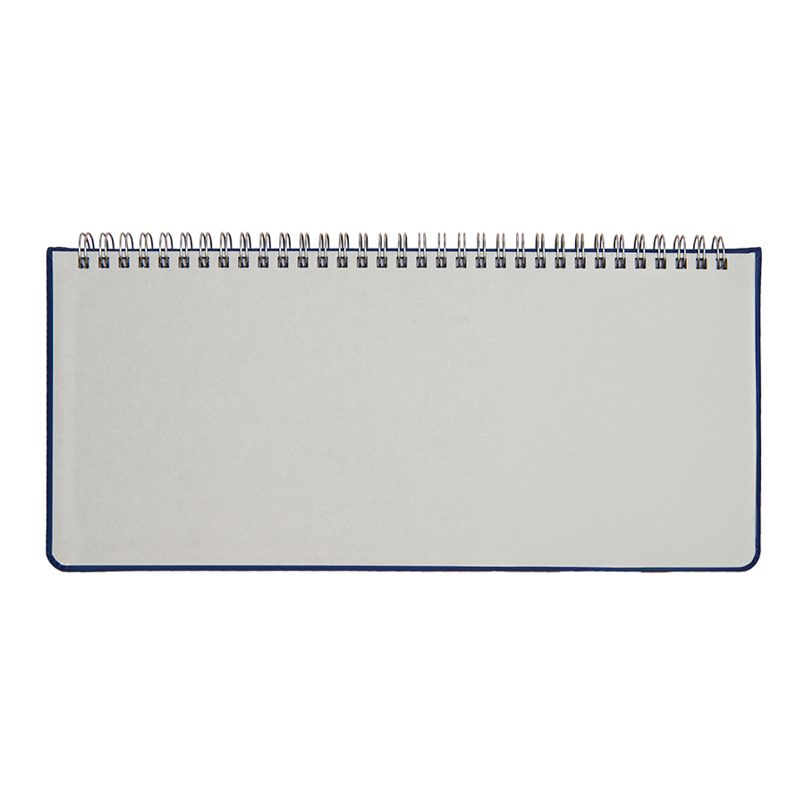 Планинг недатированный Bliss, размер 140х300 мм, в линейку, темно-синий-3