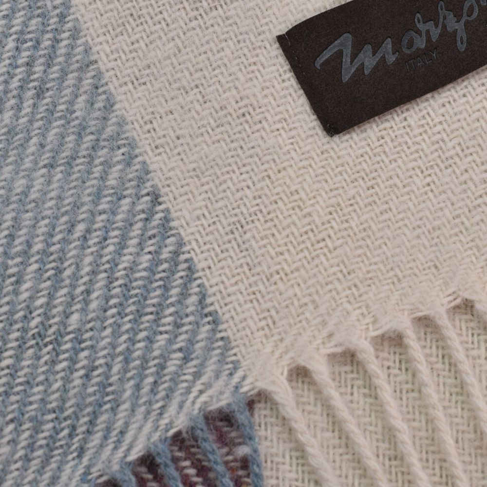 Плед Arequipa, голубой с красным-2