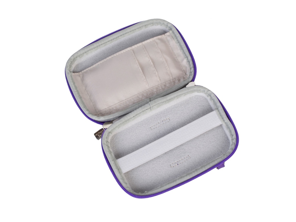 Чехол для жесткого диска из кожзама 9101, фиолетовый-6