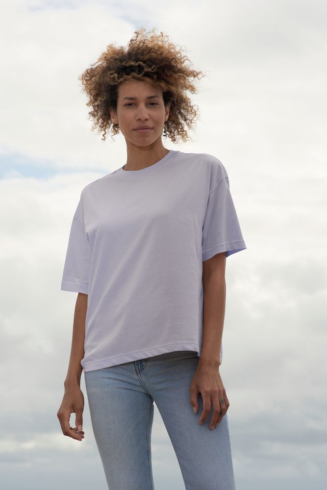 Футболка оверсайз женская Boxy Women, светло-желтая-4