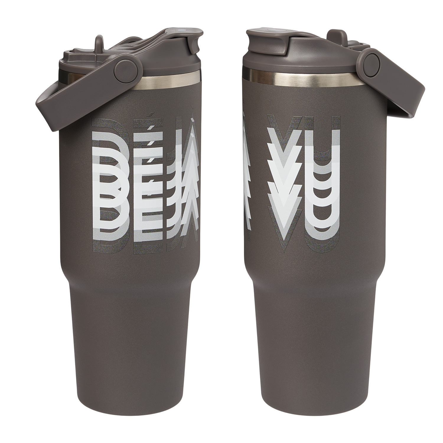 Термокружка вакуумная Montana, серая-9