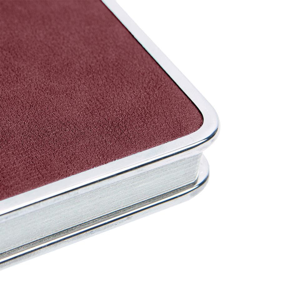 Ежедневник недатированный Montrose, формат А5, в линейку, бордовый-7