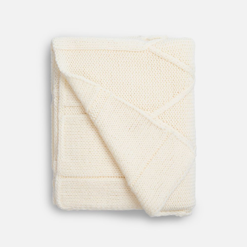 Плед Curve Verve, молочно-белый-1