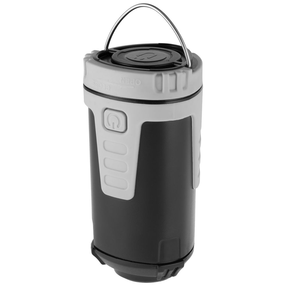 Кемпинговый фонарь Fyrtorn, серый с черным-3