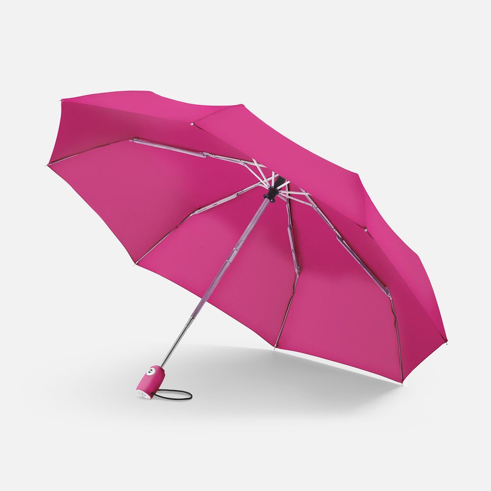 Зонт складной AOC, розовый-0