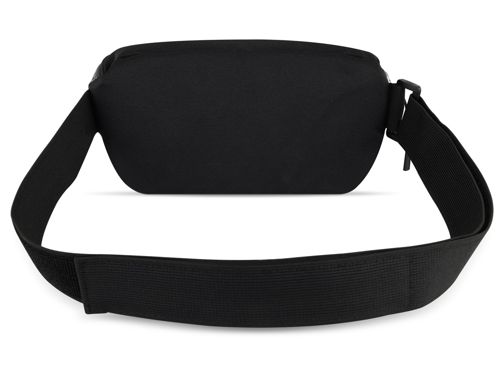 Сумка на пояс BUGATTI Blanc Delight, чёрная, нейлон RPET600D/тарпаулин/полиэстер, 24х11х12,5 см, 2 л-7