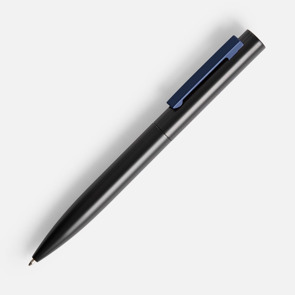 Ручка шариковая Inkolor, черная с темно-синим-0