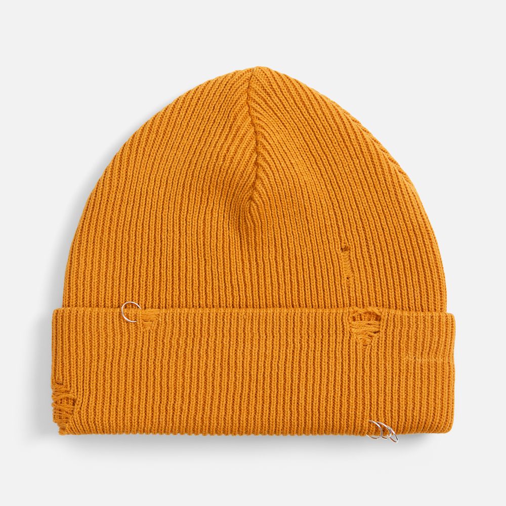 Шапка Ribelle, темно-желтая (горчичная)-0