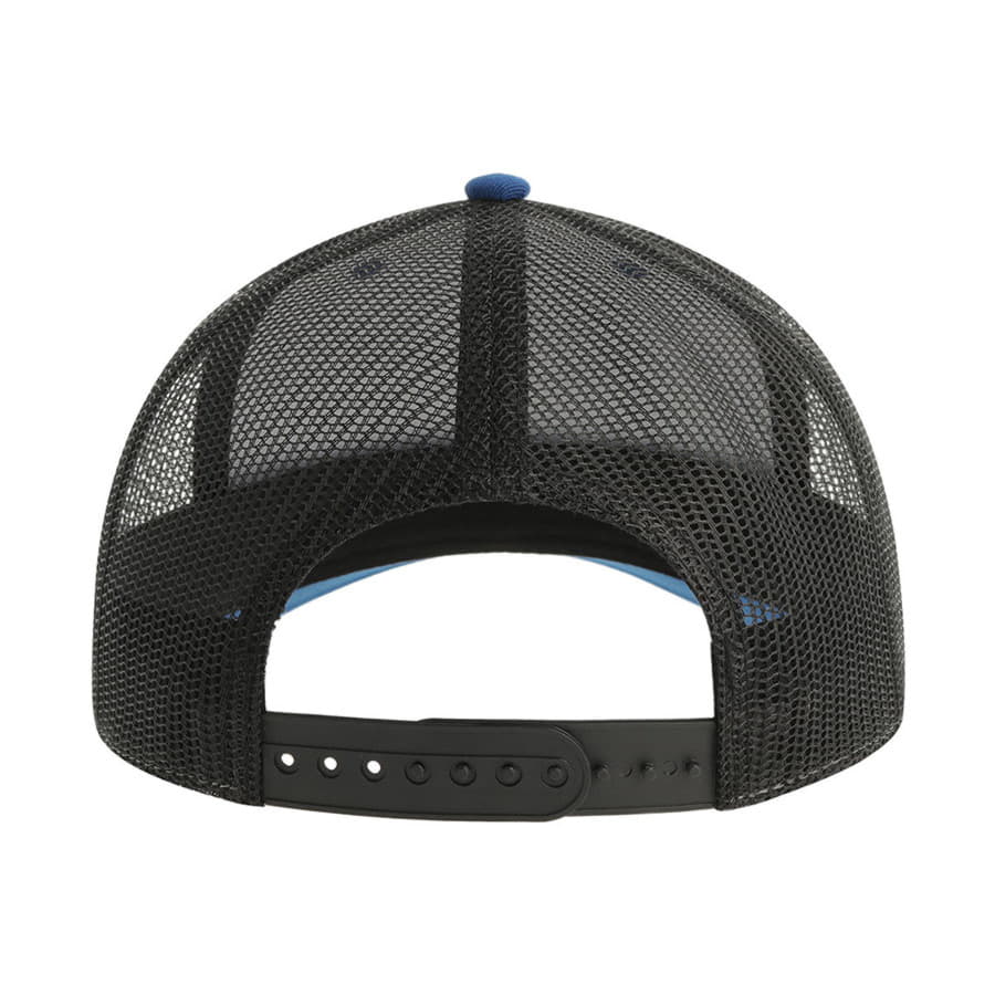 Бейсболка BRYCE, 6 клиньев, пластиковая застежка, переработанный полиэстер, синий-4