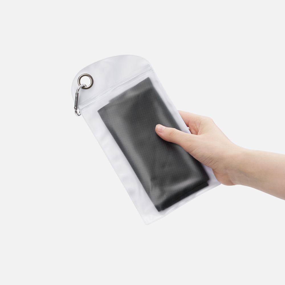 Охлаждающее полотенце Baffin, черное-0