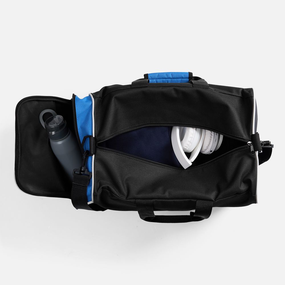 Спортивная сумка Fitnext, черная с синим-2