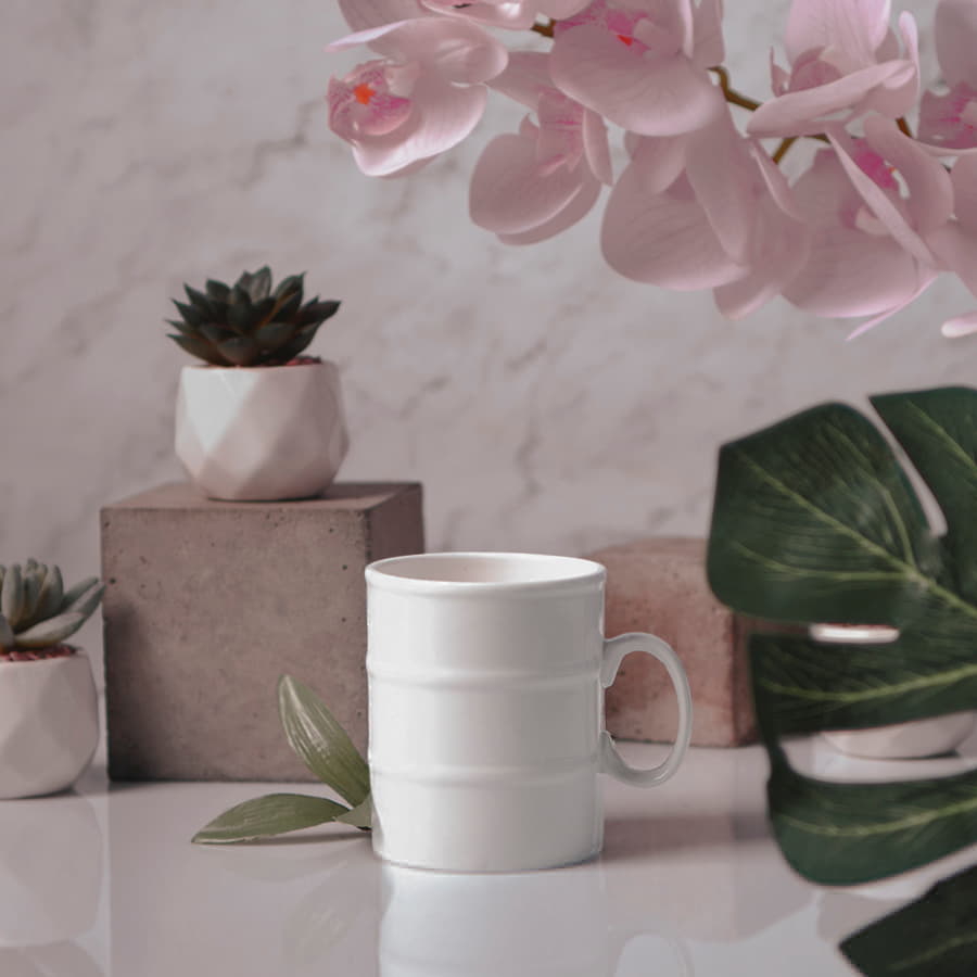 Кружка  "Бочка" в подарочной упаковке, белый-3