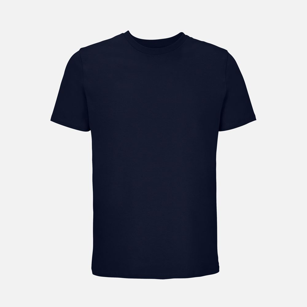 Футболка унисекс Lyam, темно-синяя-1