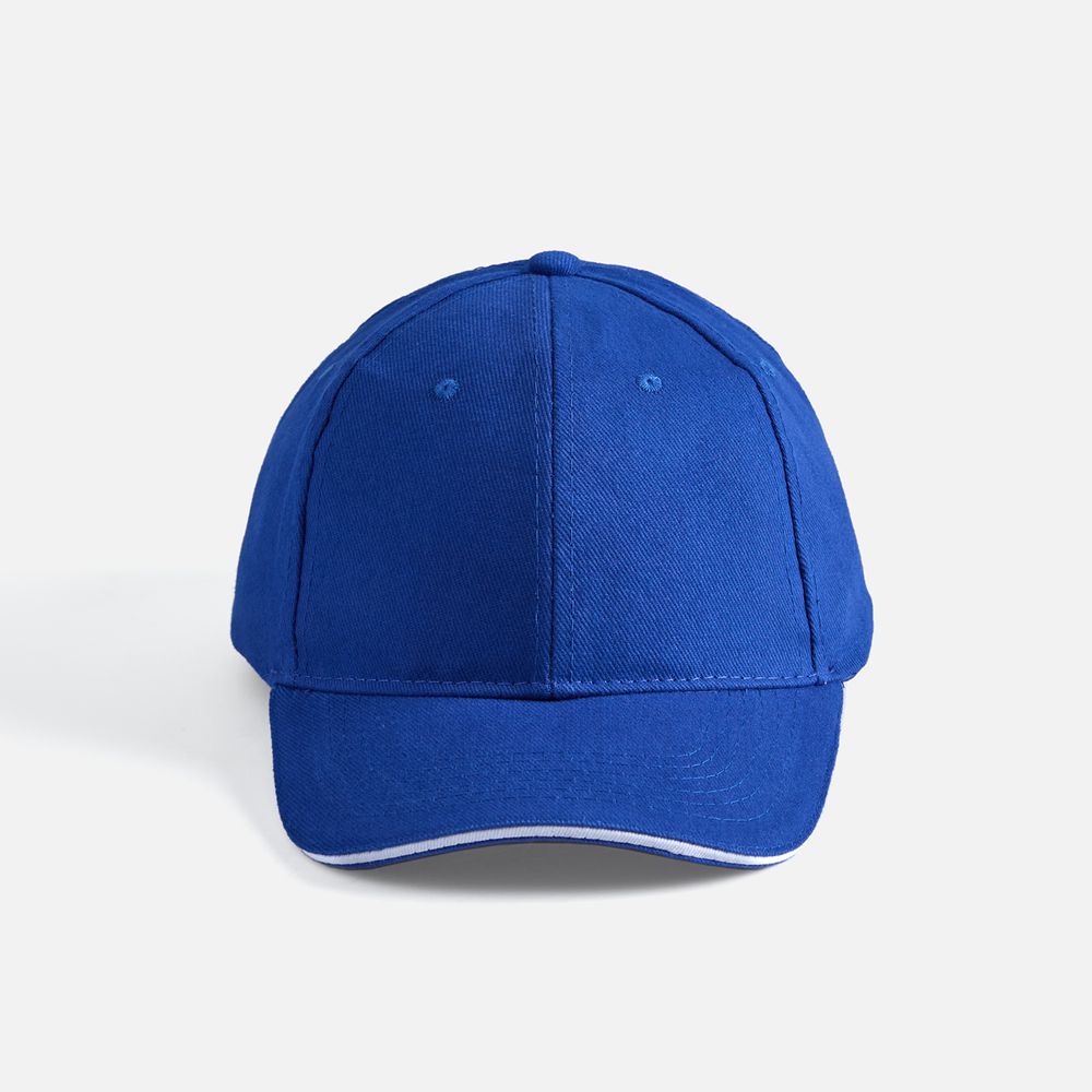 Бейсболка Buffalo, ярко-синяя с белым-3