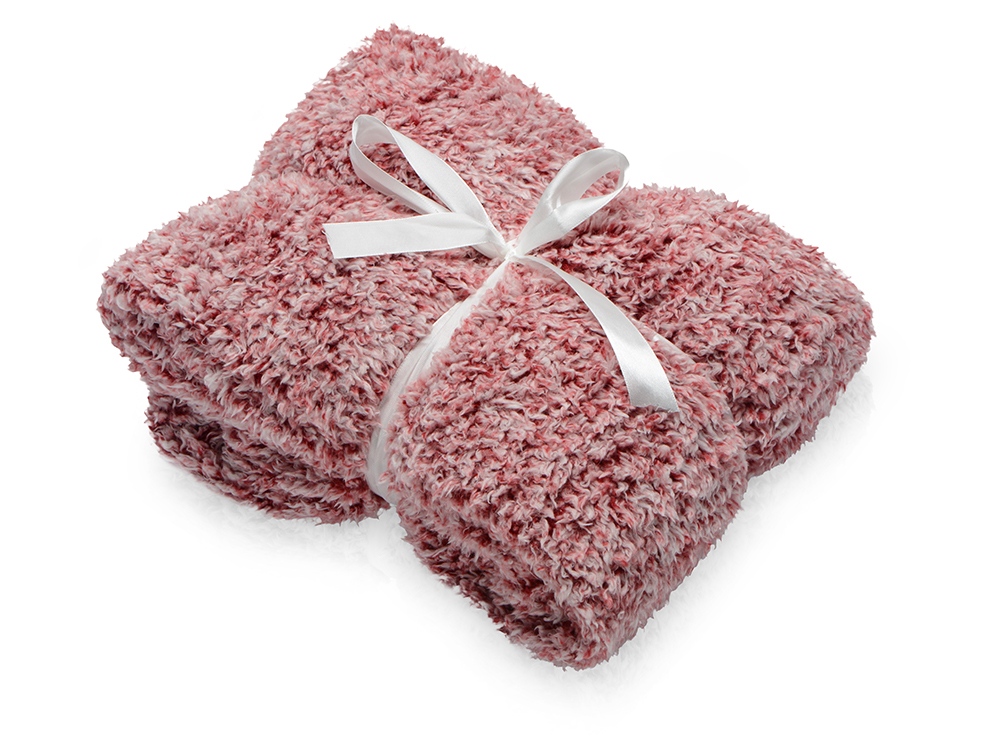 Плед флисовый Ally, бордовый-0