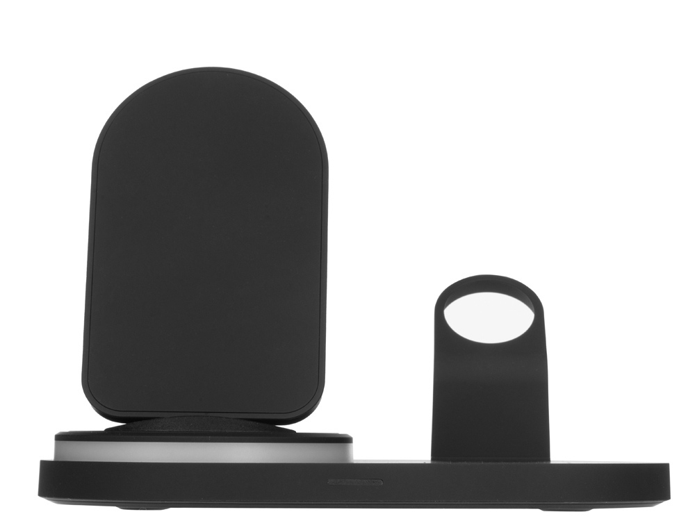 Складная зарядная станция с беспроводной зарядкой Flashport, 15 Вт, черный-6