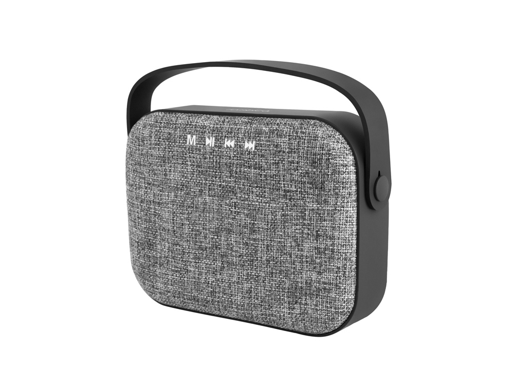 Портативная колонка Rombica Mysound Mia с логотипом, серый-0