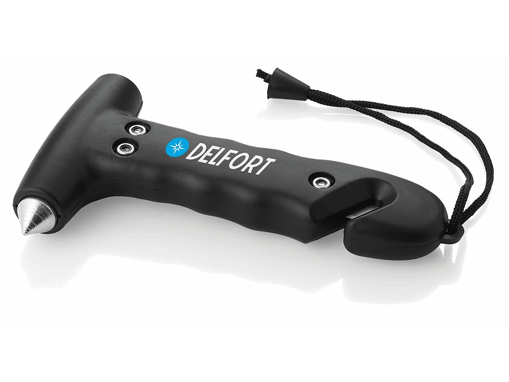 Молоток для разбивания стекла автомобиля со встроенным ножом для ремня безопасности-1