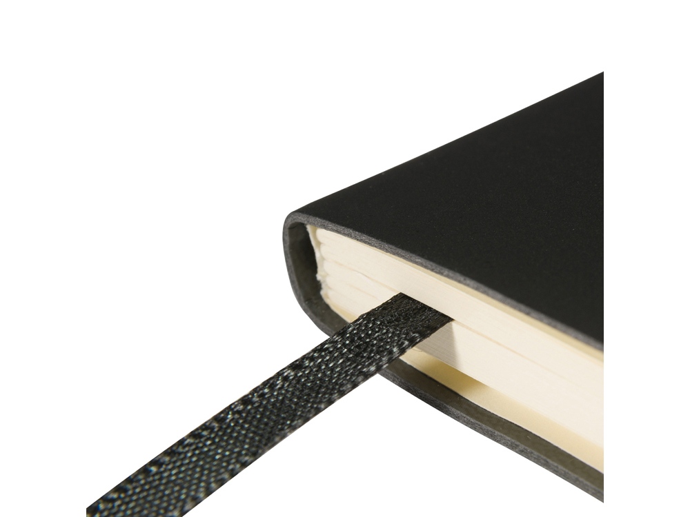 Блокнот А5  City Flex на резинке, черный-5