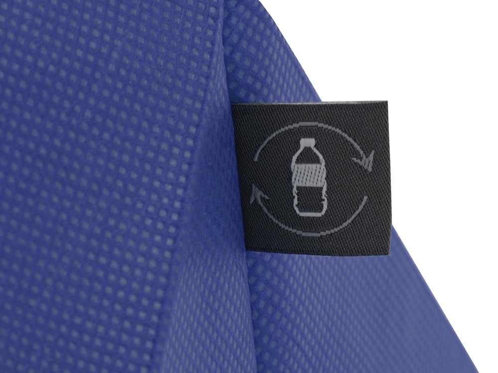 Сумка Reviver с донной складкой из нетканого переработанного материала RPET, синий-2