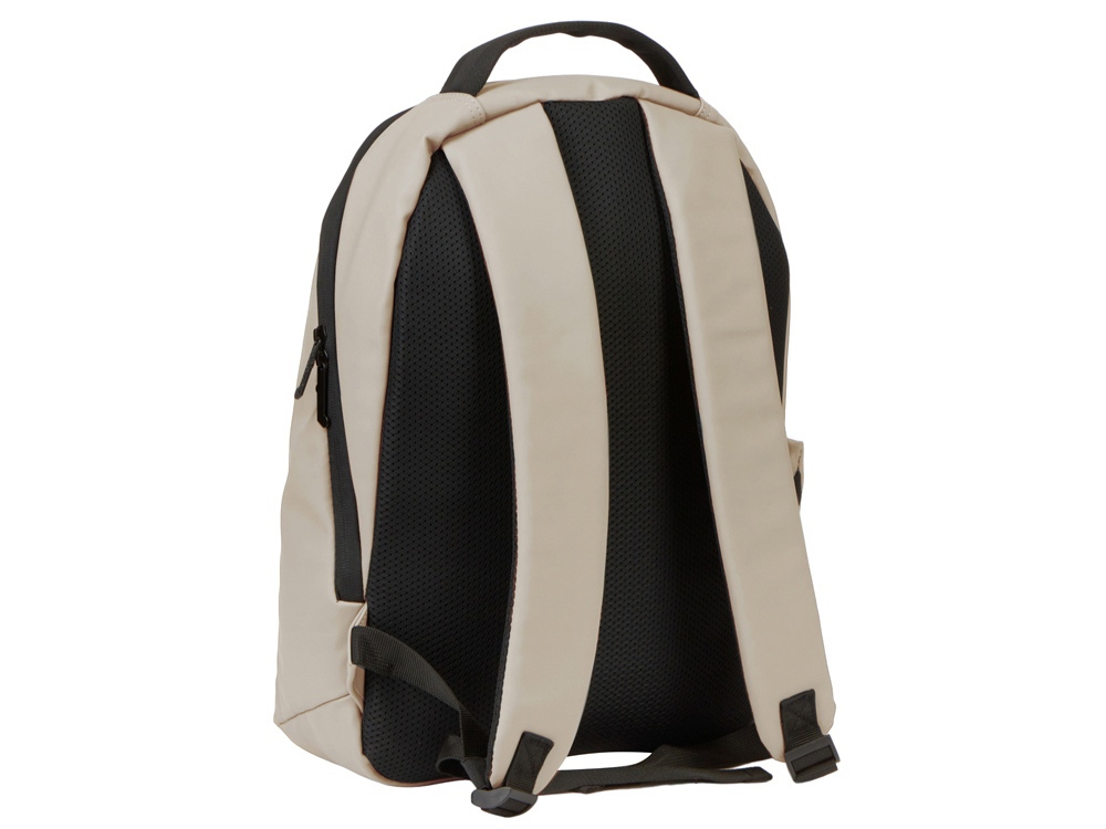 Рюкзак Sofit для ноутбука из экокожи, бежевый-7