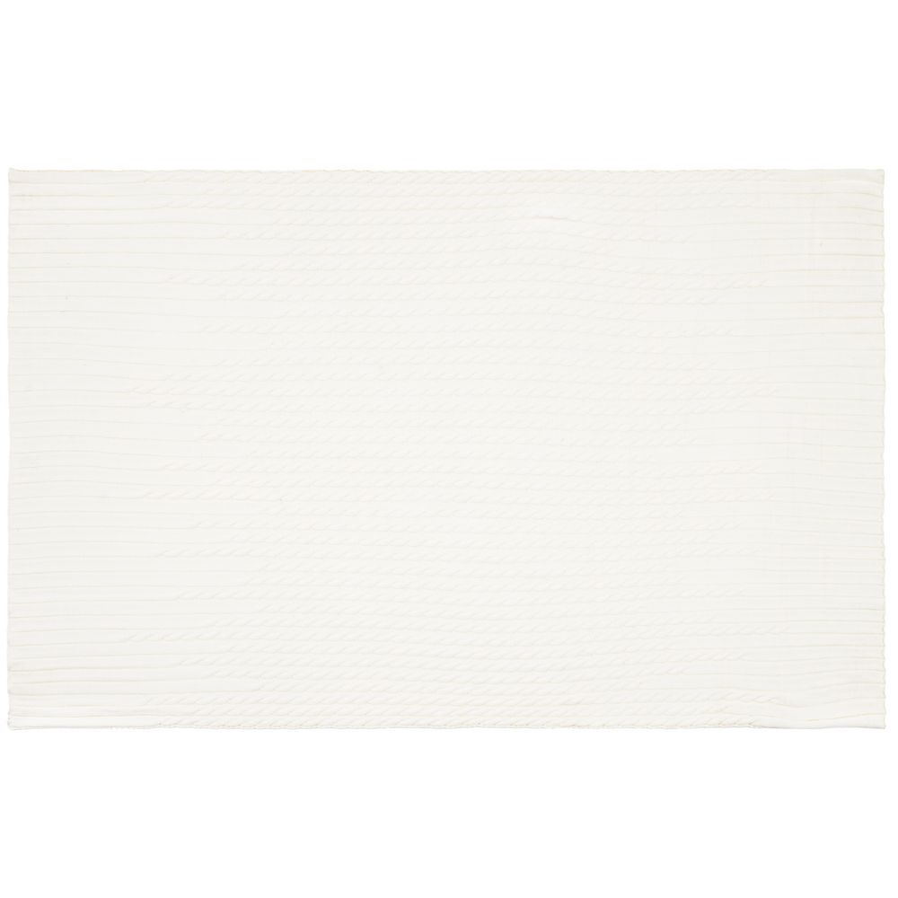 Плед Tressa, белый (молочный)-2