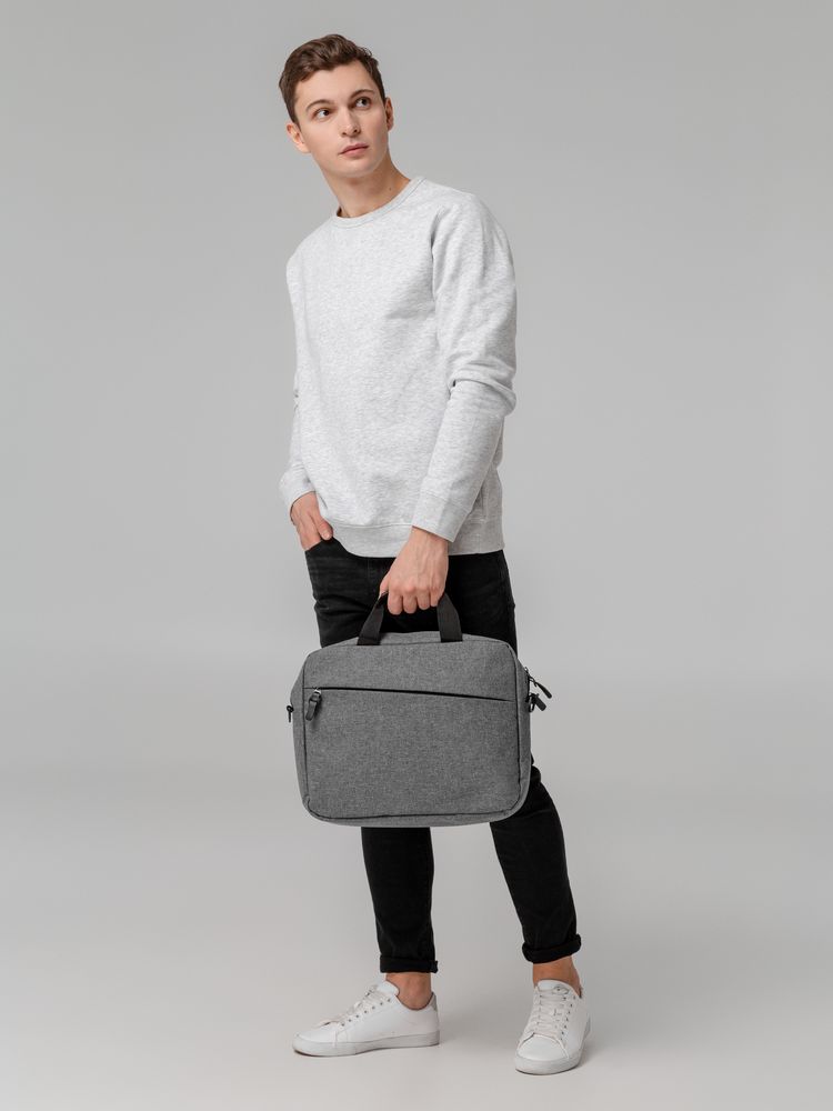 Сумка для ноутбука The First, синяя-3