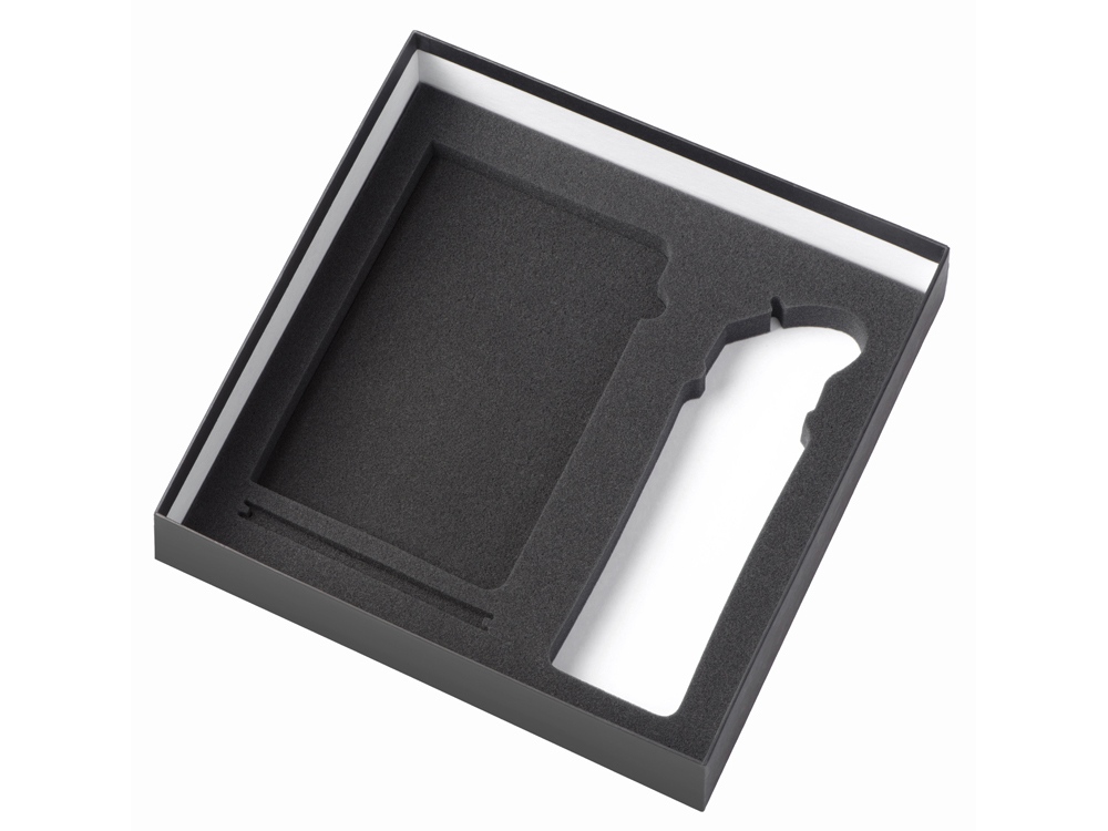 Подарочный набор с блокнотом С2, металлической ручкой и бутылкой для воды, красный-2