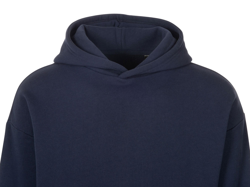 Толстовка с капюшоном оверсайз Berlin унисекс, темно-синий-10