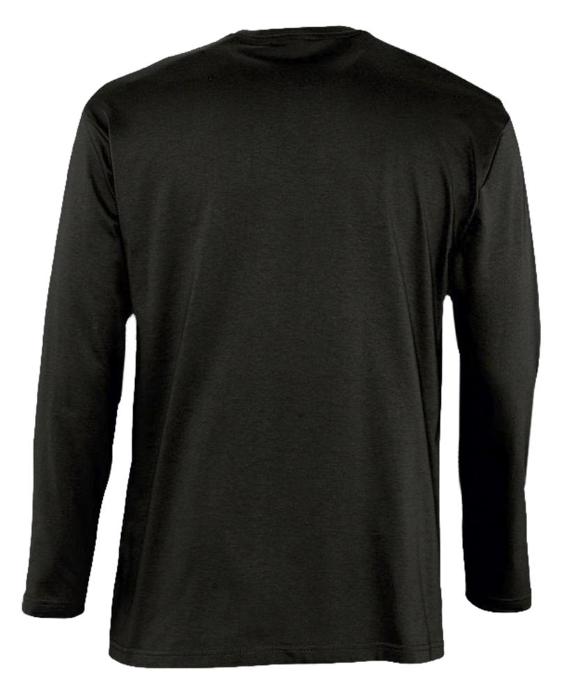 Футболка с длинным рукавом Monarch 150, черная-1