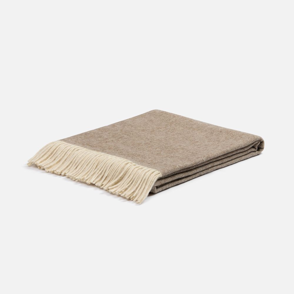 Плед Barolo, бежевый-1