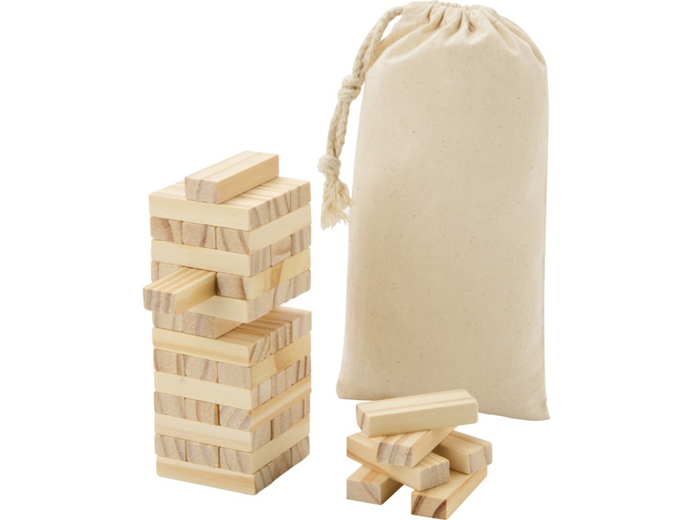 Jumble деревянная игра Падающая башня, натуральный-0
