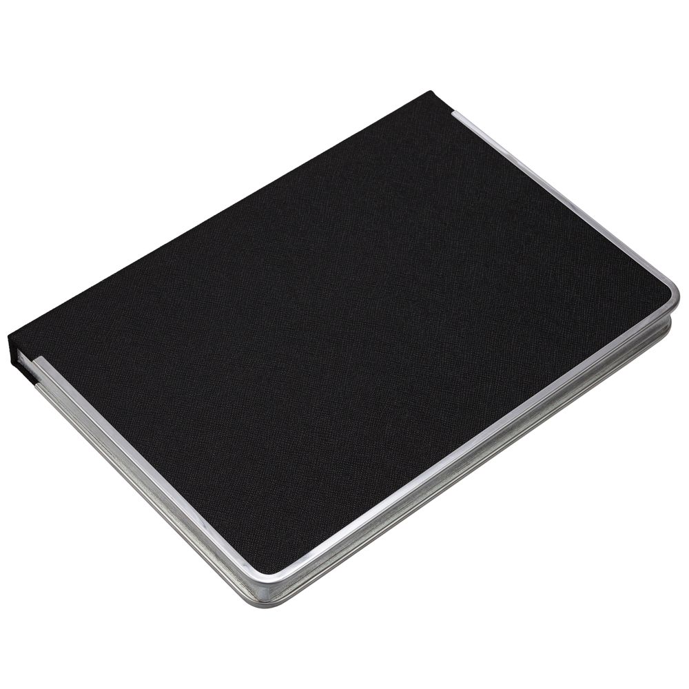 Ежедневник Frame Metal, недатированный, черный-2